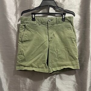 GAP Men's Sage Green Flat Front Shorts